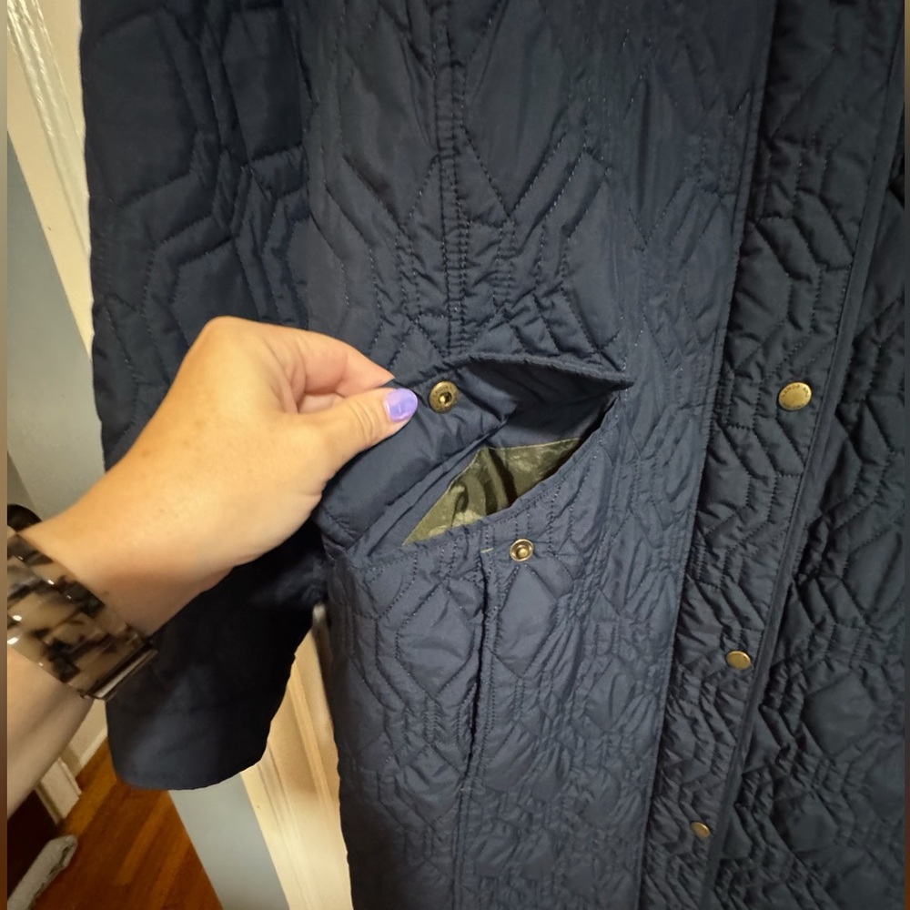 Lands End Permaloft Quilted Jacket-3X - Picture 5 of 5